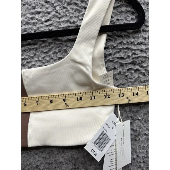 L Space Backbeat Cropped Tank Top Colorblock Size Small $88 New - Picture 4 of 6